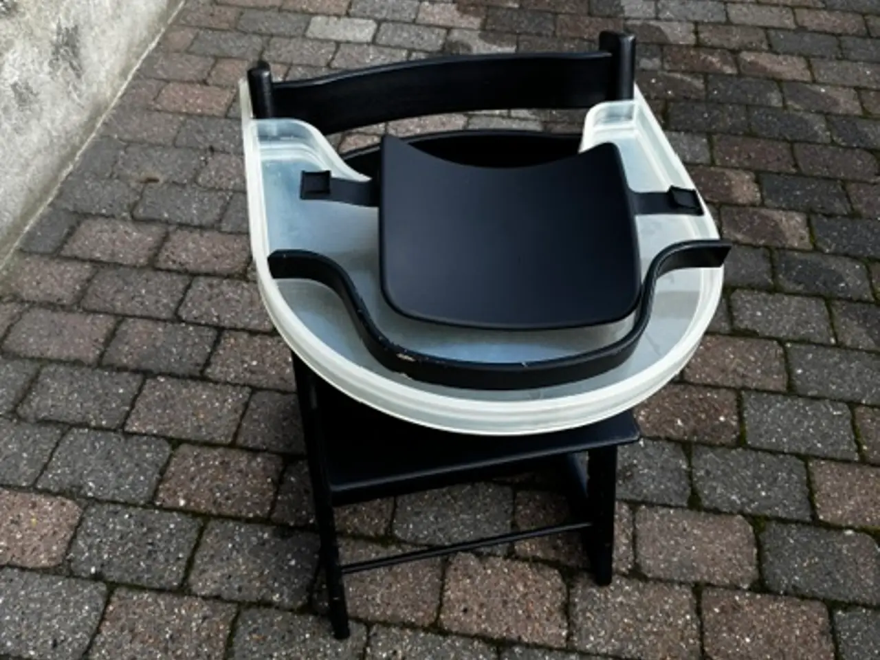 Billede 1 - Stokke Tripp Trapp højstol (bøjle,babyryglæn,bord)