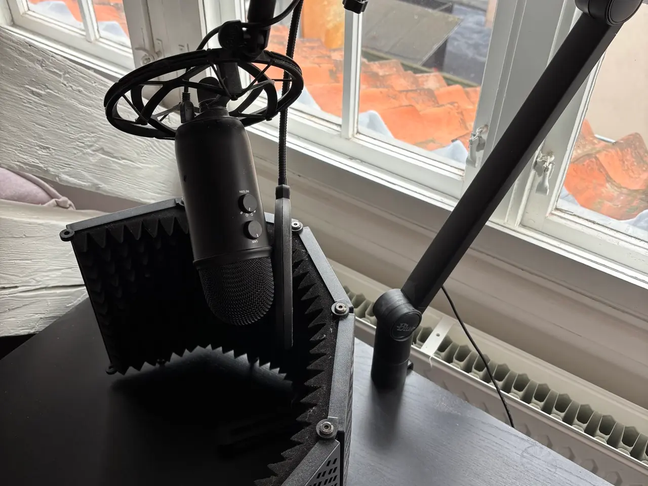 Billede 1 - Blue Yeti Blackout + Blue Compass arm – komplet mikrofon-setup