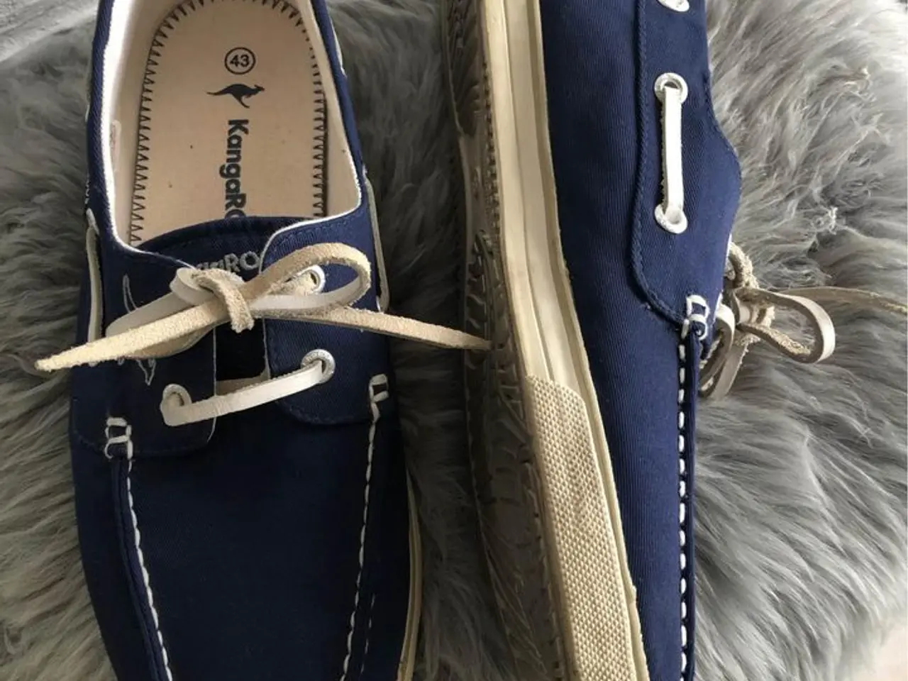 Billede 4 - Kangaroos lærredssko - Str.43