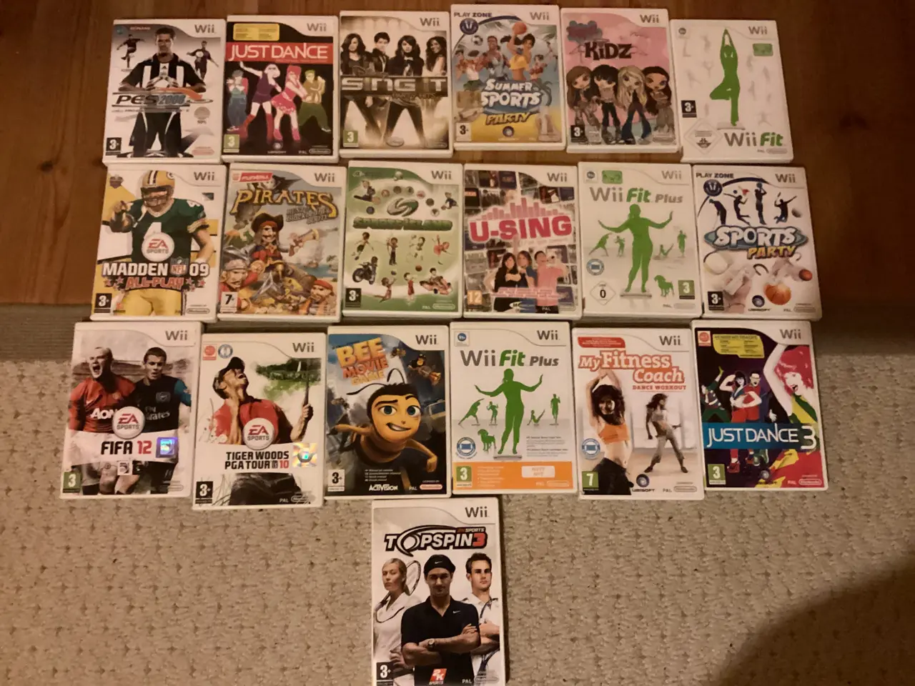 Billede 1 - Wii spil. Alle for 250kr.