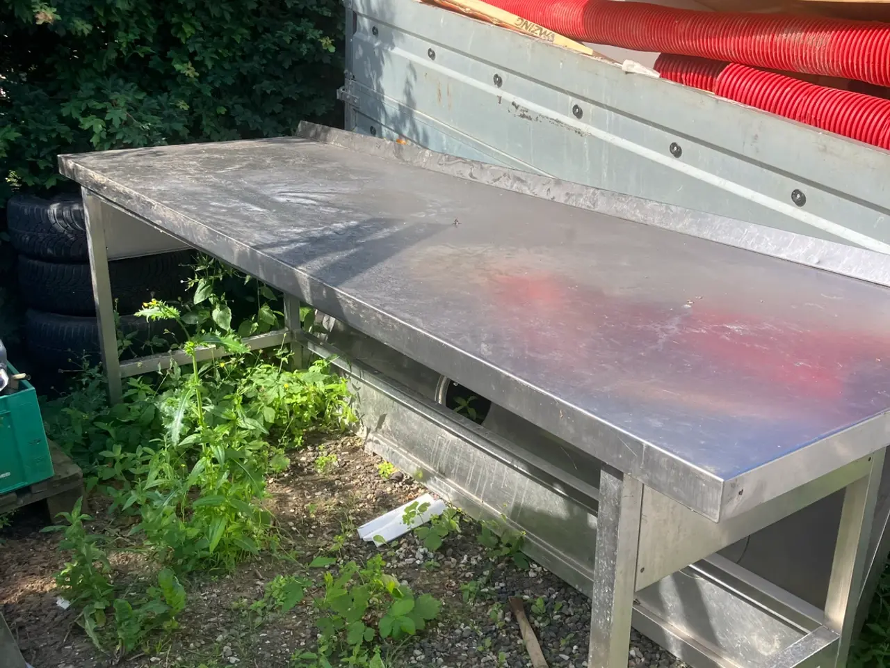 Billede 1 - Rustfri stålbord