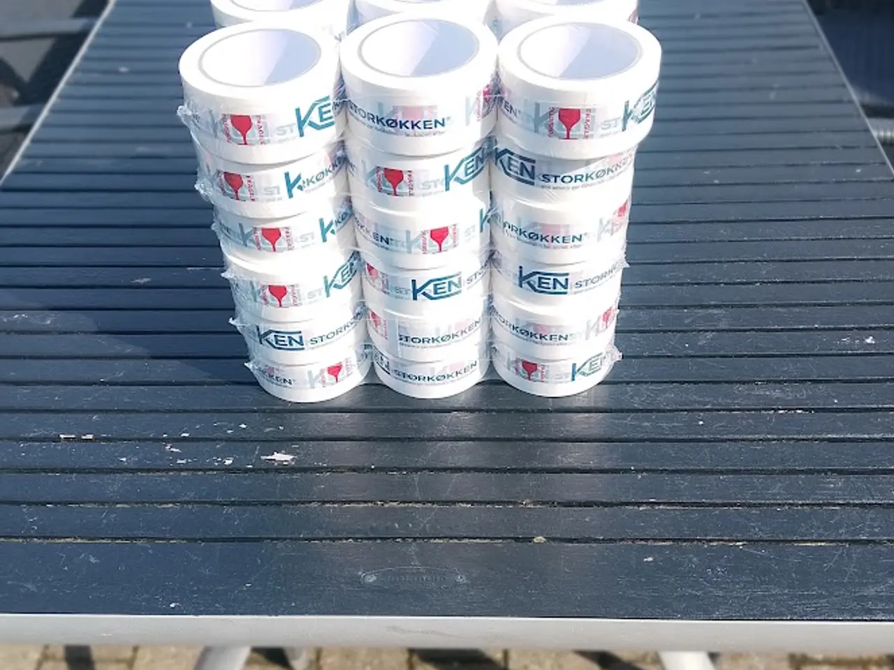 Billede 3 - 6 RULLER RULLER PAKKETAPE = 396 METER