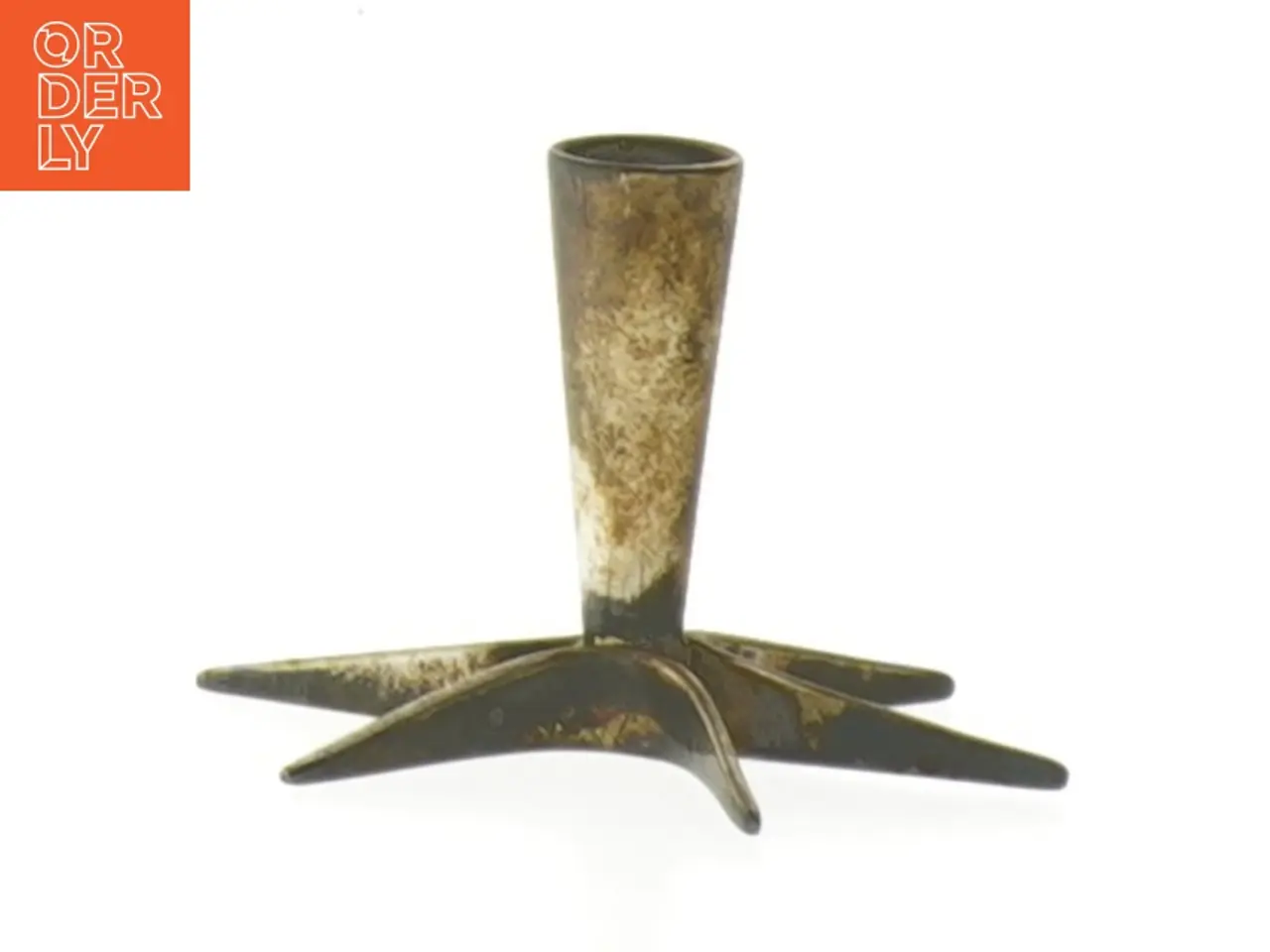Billede 1 - Vintage metal lysestage (str. Ø 7 cm)