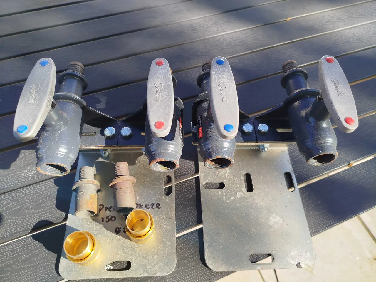 Billede 3 - 80m IsoAluPex Twinrør Ø25/140 + ventilsæt – fjernv