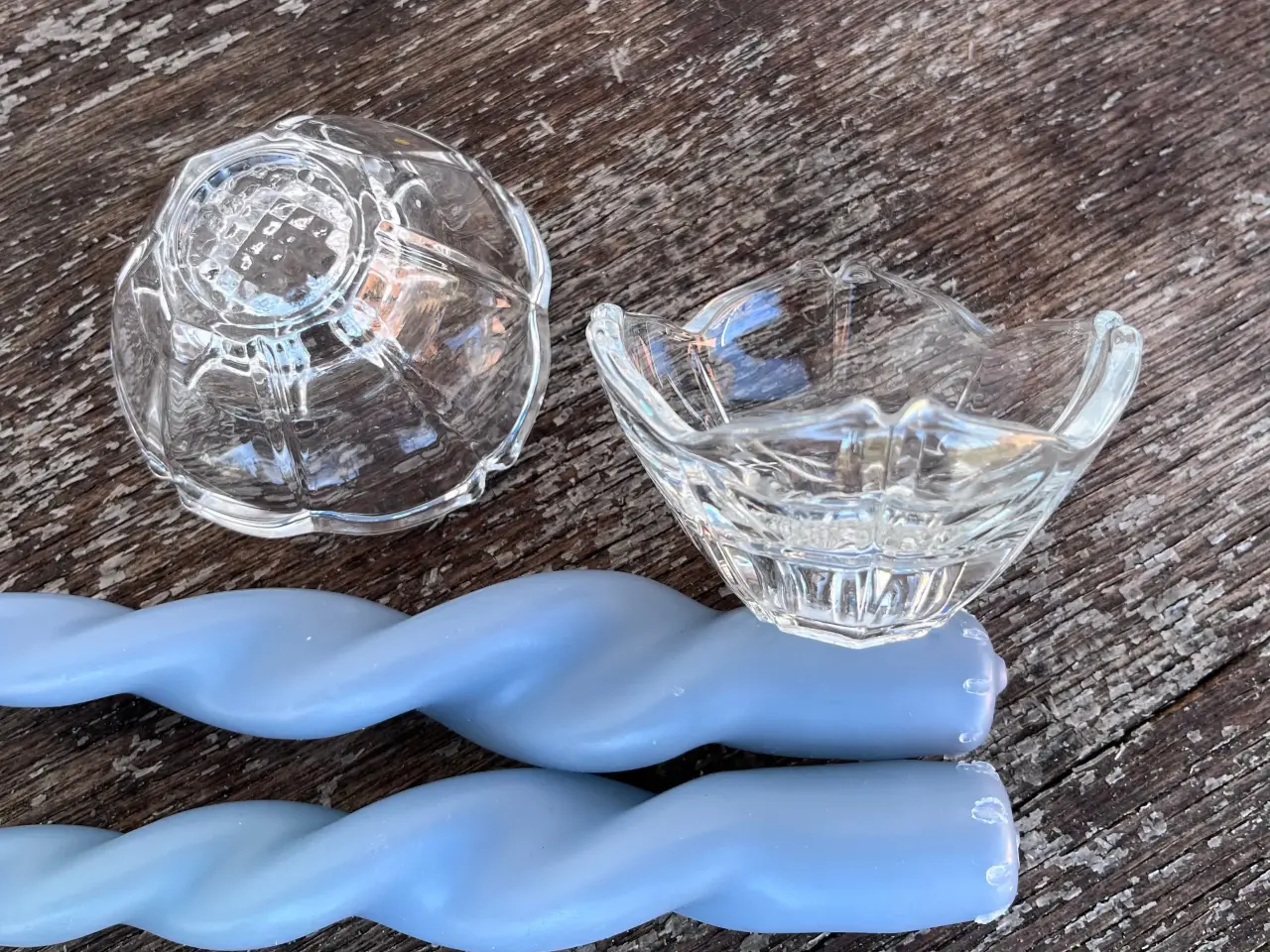 Billede 5 - Lysestager i glas