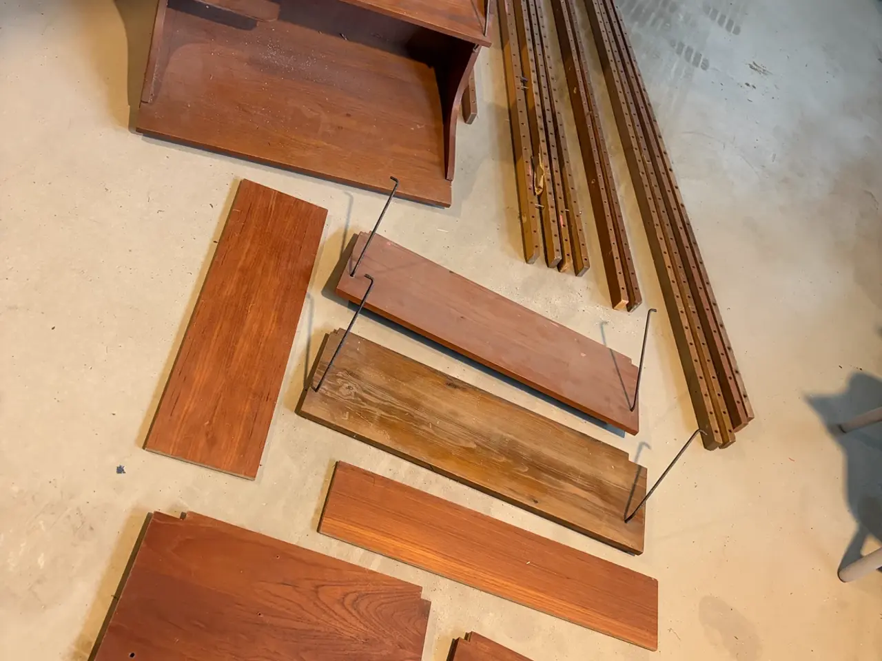 Billede 1 - Teak skrivebord / reol