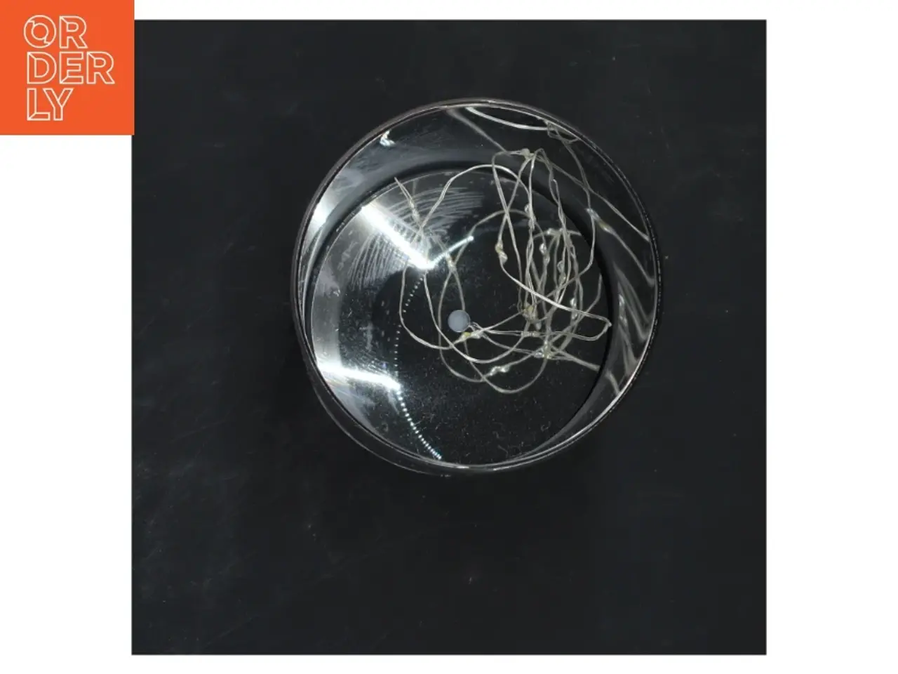 Billede 2 - Cylindrisk lyslygte med LED lys (str. 15x9 cm)