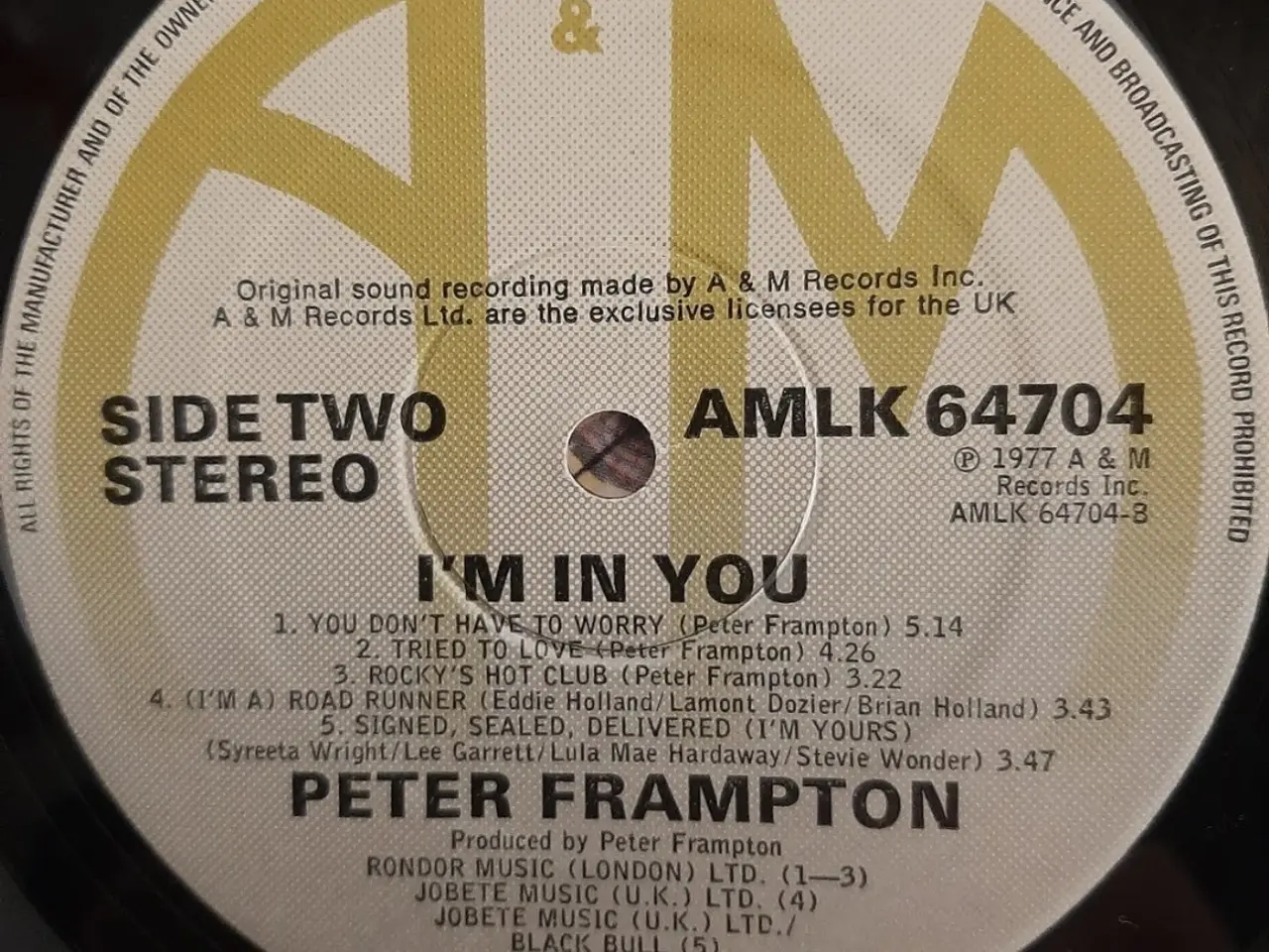 Billede 2 -  Peter Frampton, Forskellige vinyler