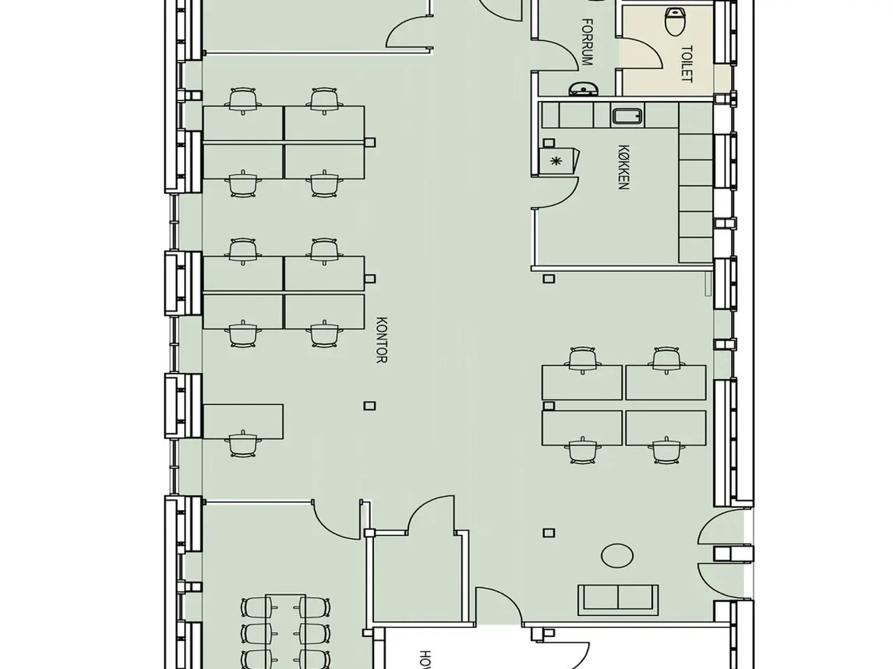 Billede 16 - Renoveret kontor i eftertragtede Vestergade