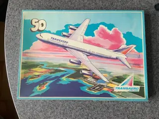 Retro Puzzle spil fra Transaero Airlines
