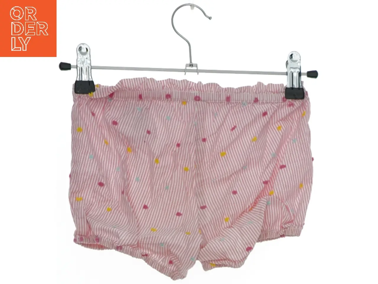 Billede 2 - Stribede shorts med prikker og sløjfe fra H&M (str. 98)