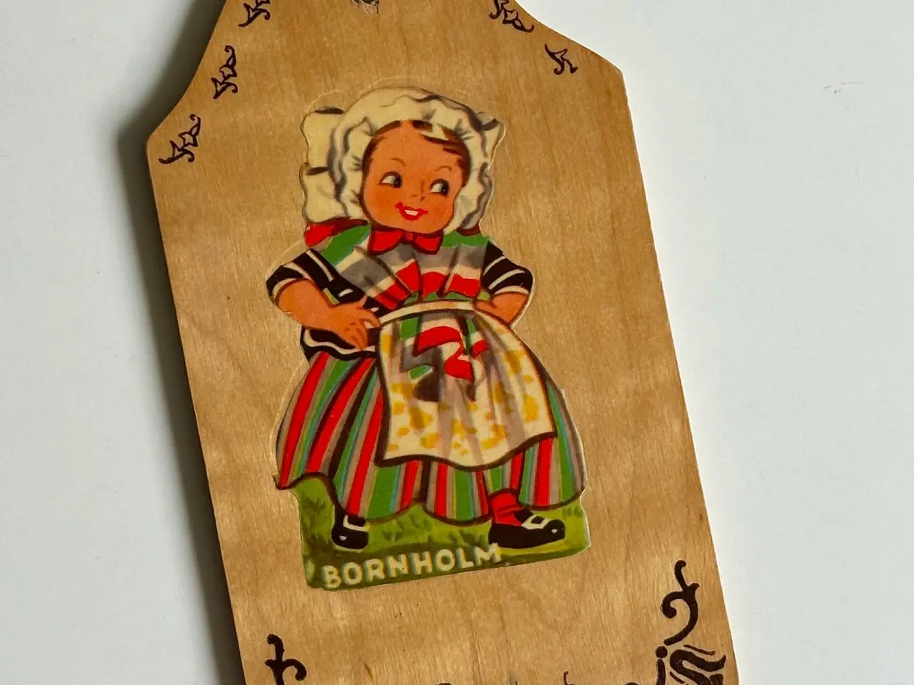 Billede 2 - Vintage dansk souvenirplatte, Bornholm