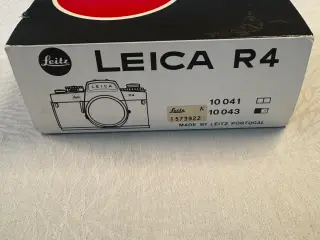 Leica R4 – klassisk Leica spejlreflekskamera i rig