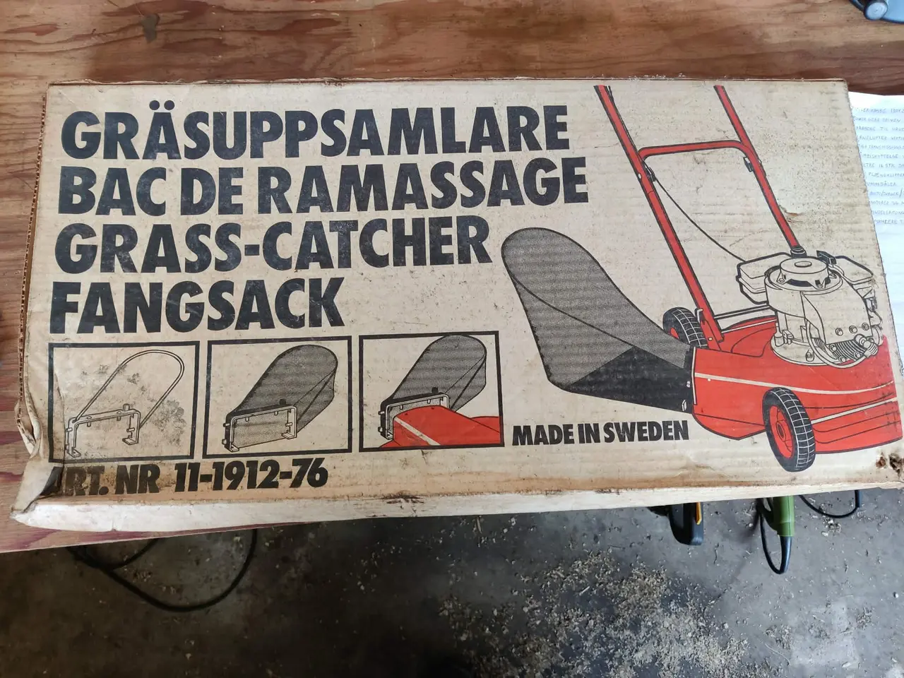 Billede 2 - Opsamler til plæneklipper