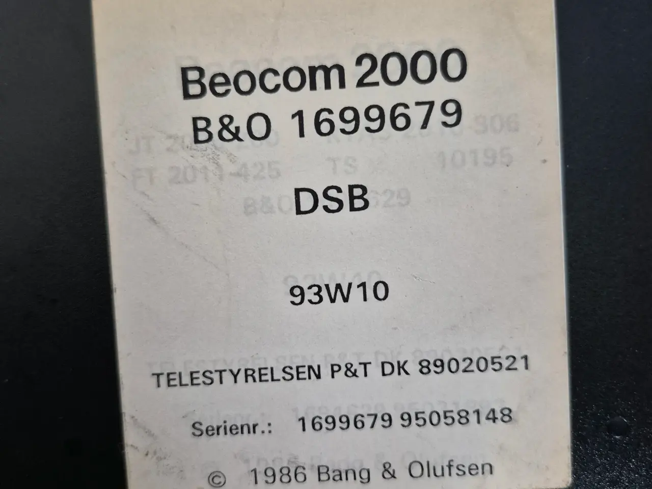Billede 4 - B & O telefon DSB