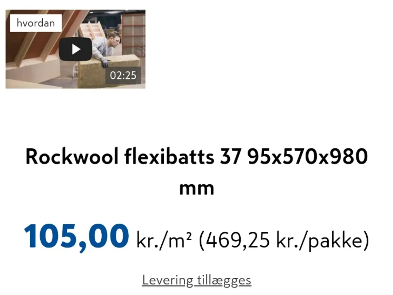 Billede 3 - Isolering flexibatts 37