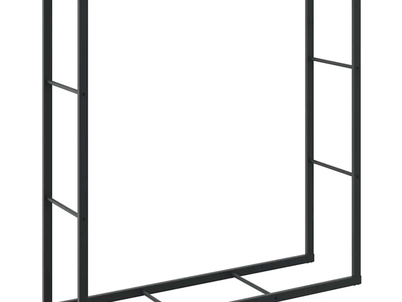 Billede 2 - Brændestativ i stål 110 x 30 x 116 cm - sort