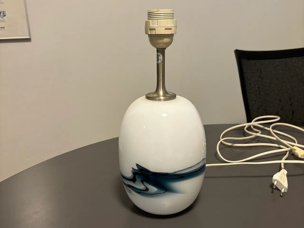 Billede 2 - Bordlampe, holmegaard