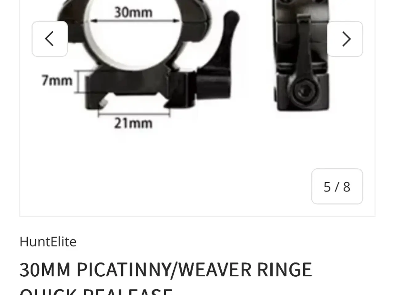 Billede 2 - Ny QR Stålmontage 30 mm Høj
