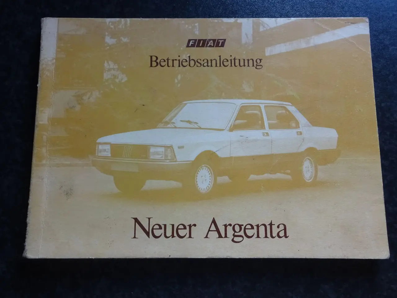 Billede 1 - FIAT Argenta instruktions manual
