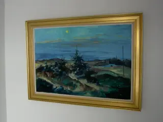 Maleri af Knud Bøstrup 96x66 cm
