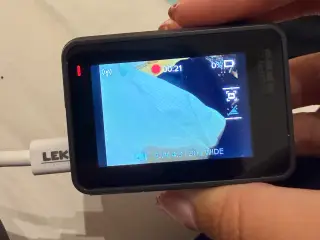 Go pro som medfølger stang