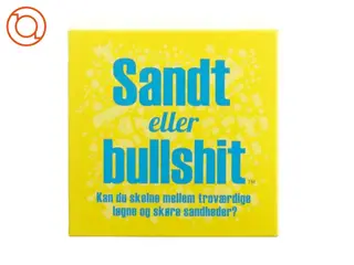 Sandt eller bullshit fra Kylskapspoesi (str. 14 x 5 cm)