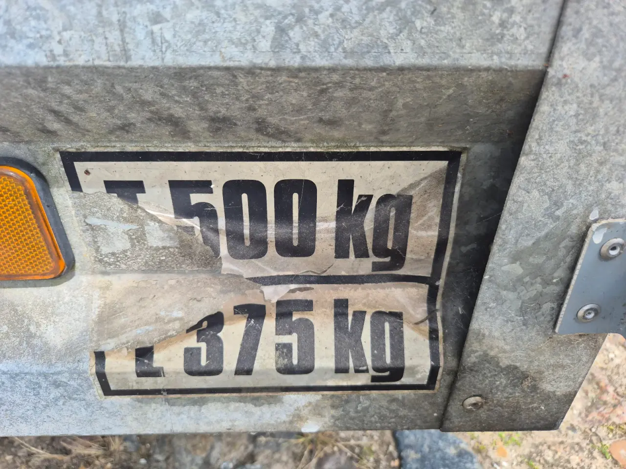 Billede 2 - 500 kg trailer med ny bund