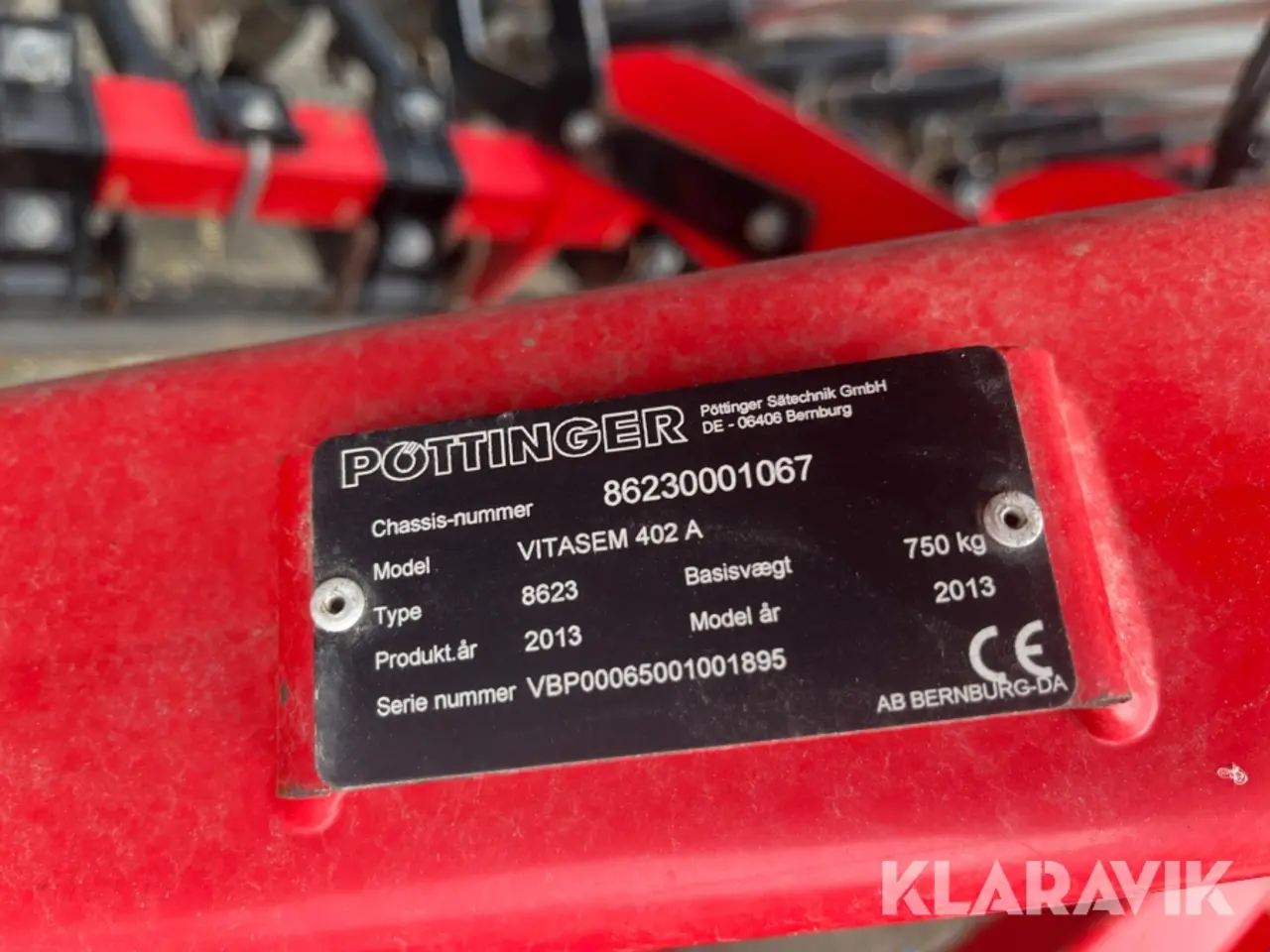 Billede 5 - Såsæt Heva/Pottinger Vitasem 402A