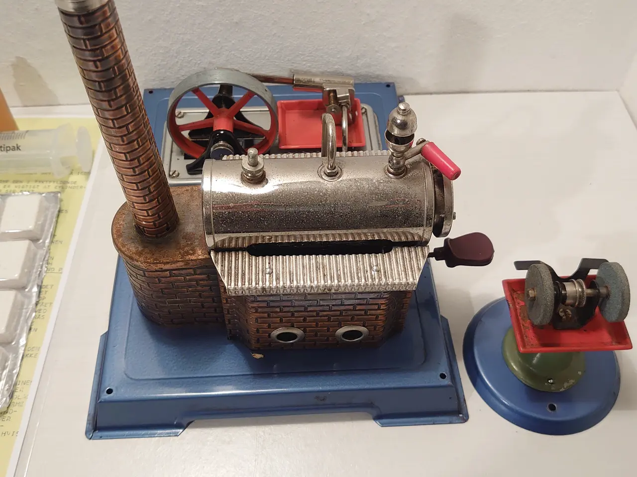 Billede 6 - Wilesco D8 med M52 tohjulssliber mm. Afprøvet.