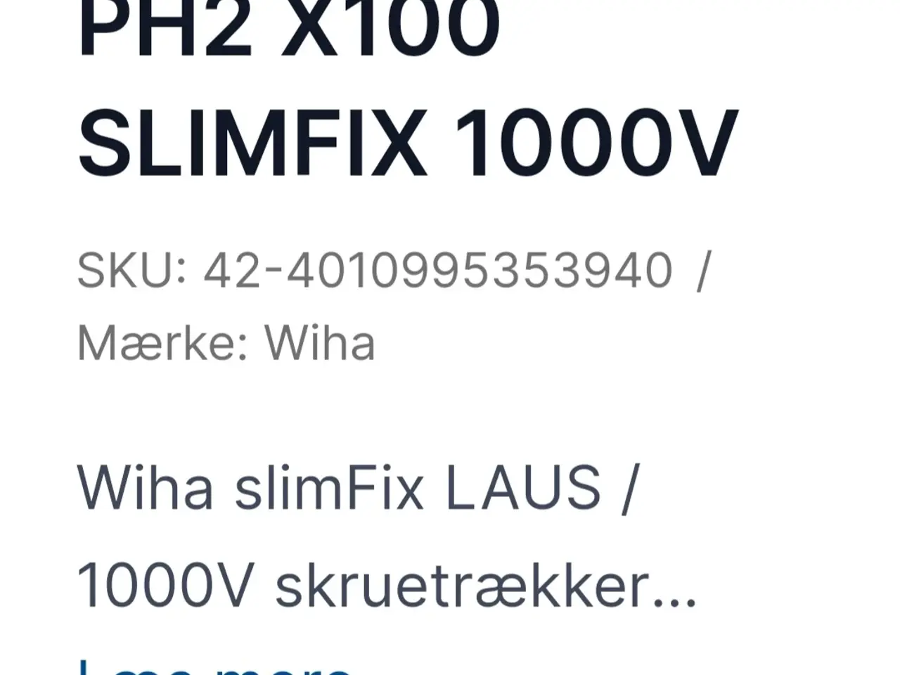Billede 7 - Wiha stjerneskruetrækker