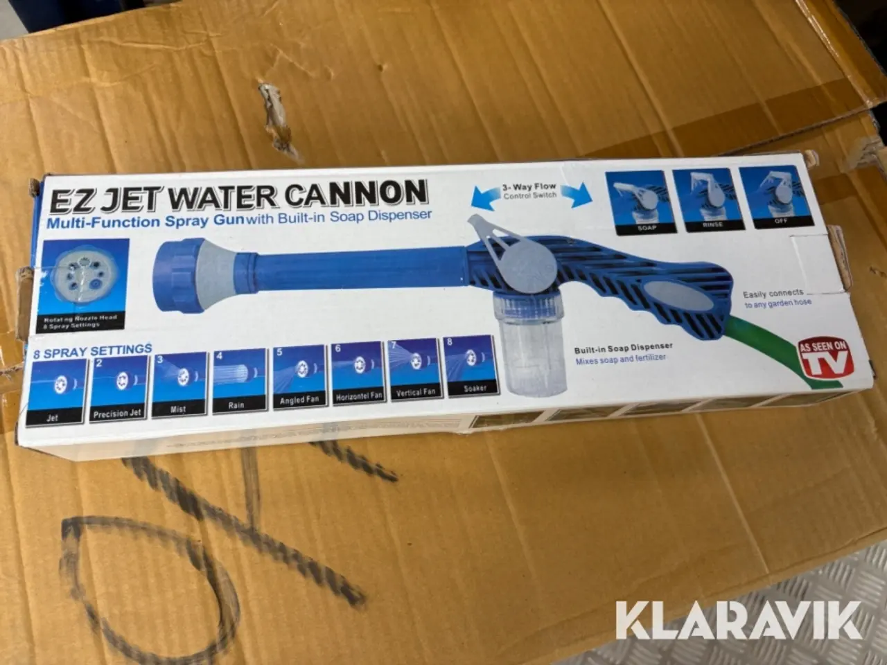Billede 1 - Multi-funktionel vandsprøjte EZ JET WATER CANNON - 40 styks