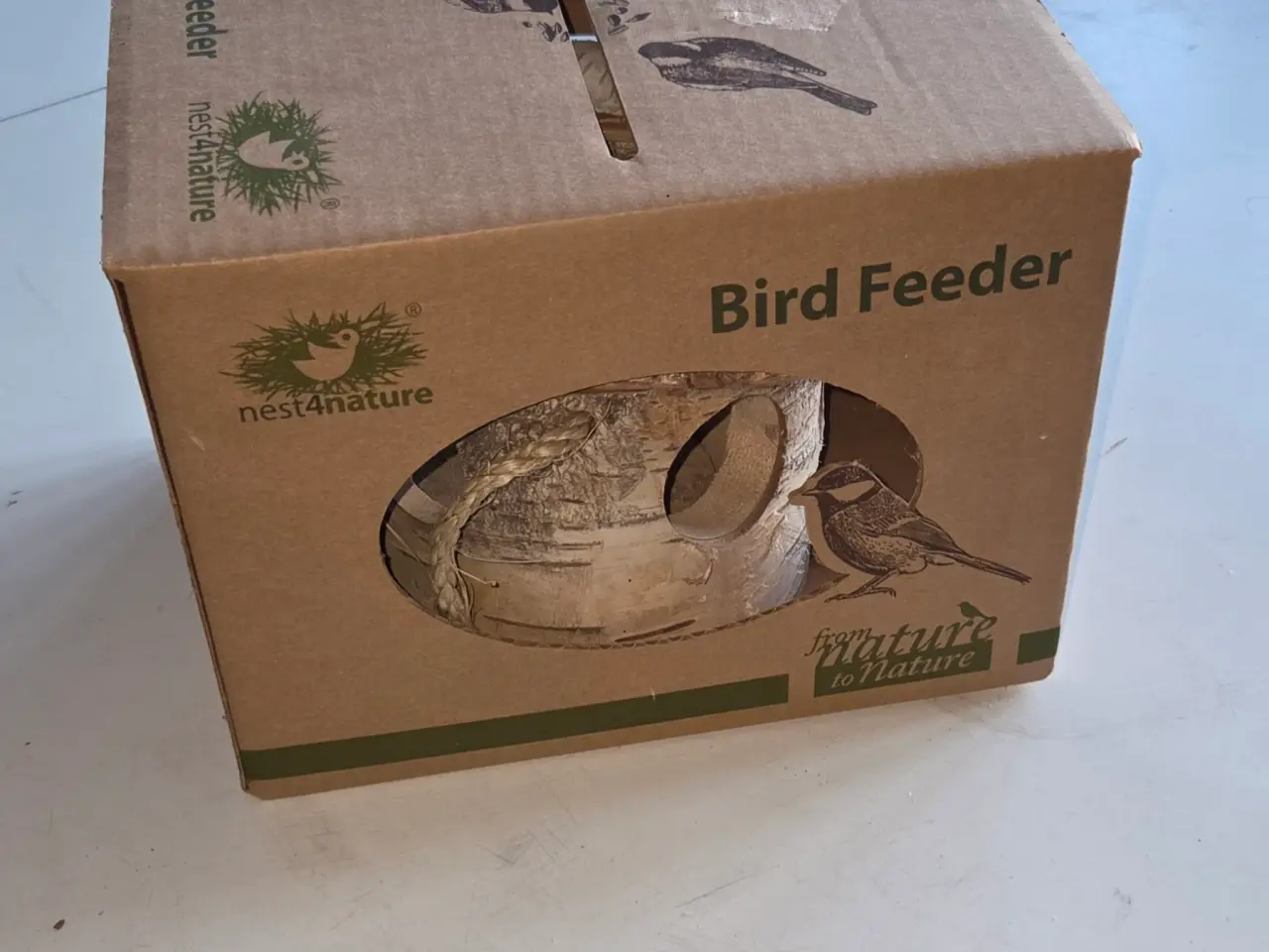 Billede 2 - Fodderhus til fugle i Birke træ
