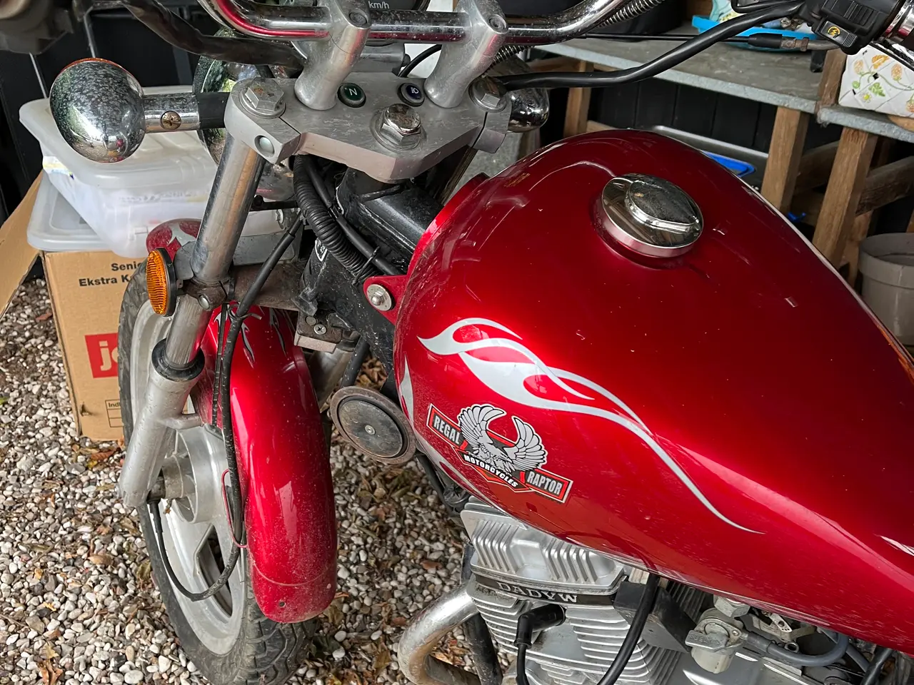 Billede 1 - Motorcykel DADYW DD150E, Rød