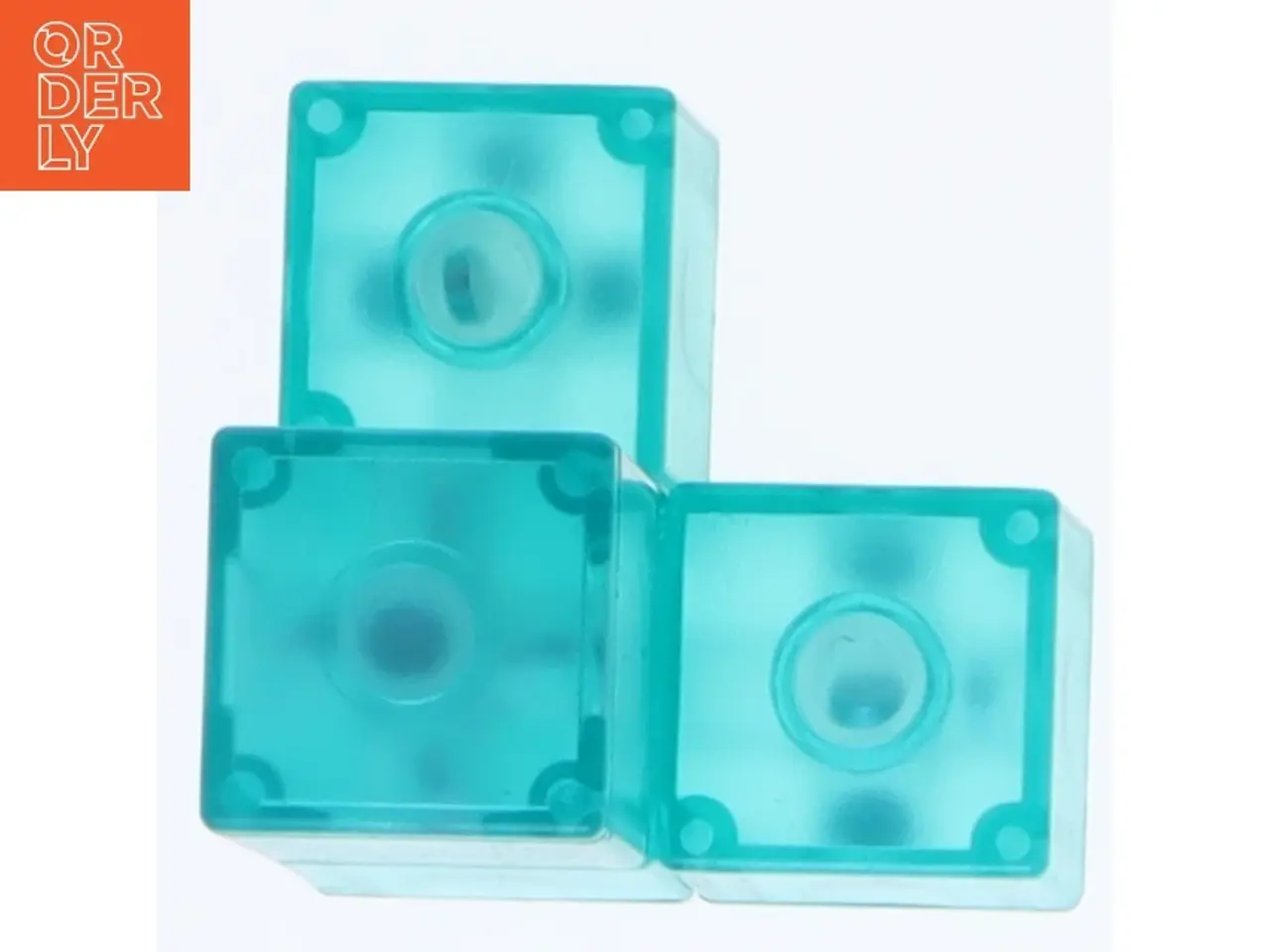 Billede 3 - Byggeklodser i plast (str. 4x4x4 cm)