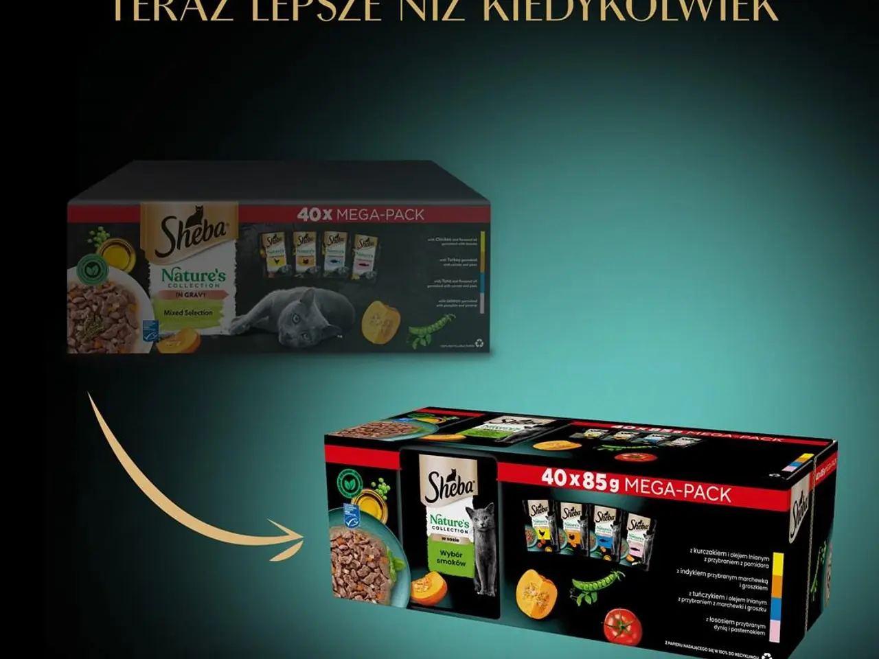 Billede 15 - Vådfoder til voksne katte Sheba Nature's Collection Mix - 40 x 85 g
