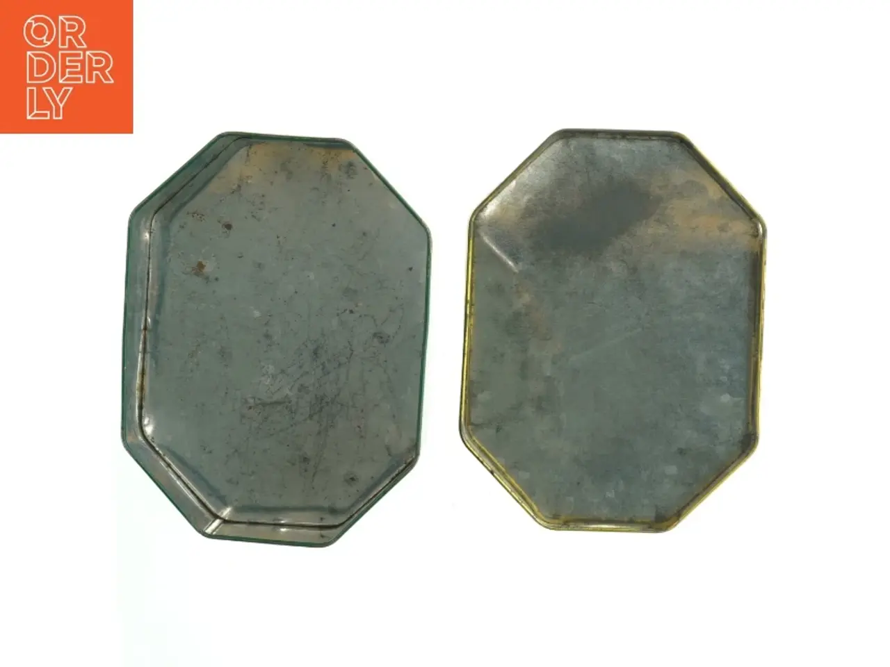 Billede 3 - Metaldåse med landskabsmotiv (str. 19,5 cm)