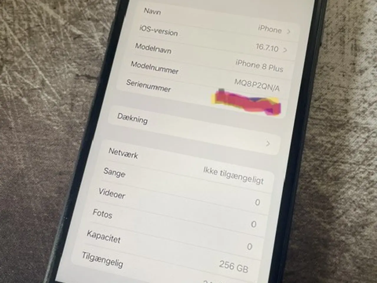 Billede 4 - Iphone 8 Plus med 256GB