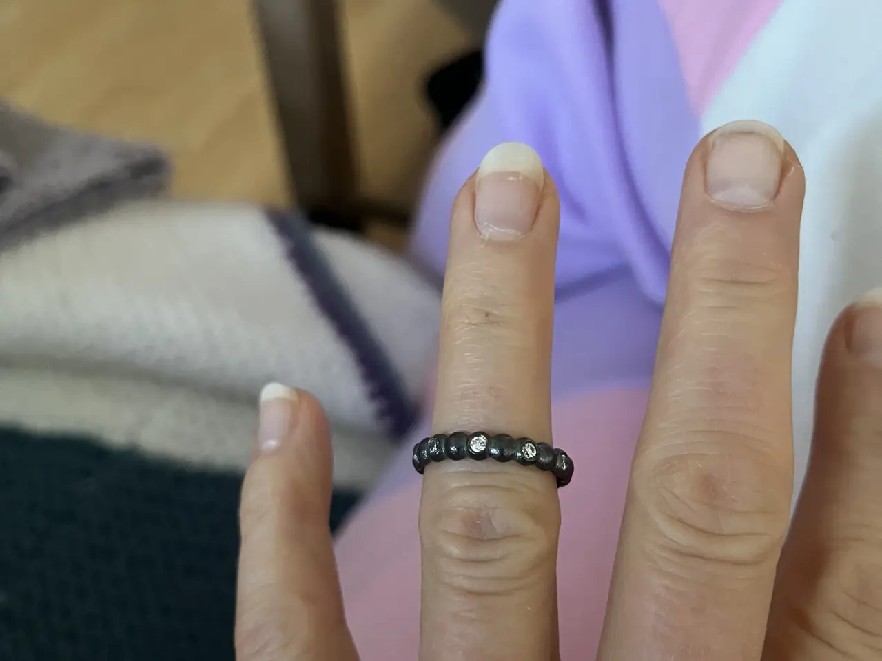 Billede 1 - Spinning ring med sten
