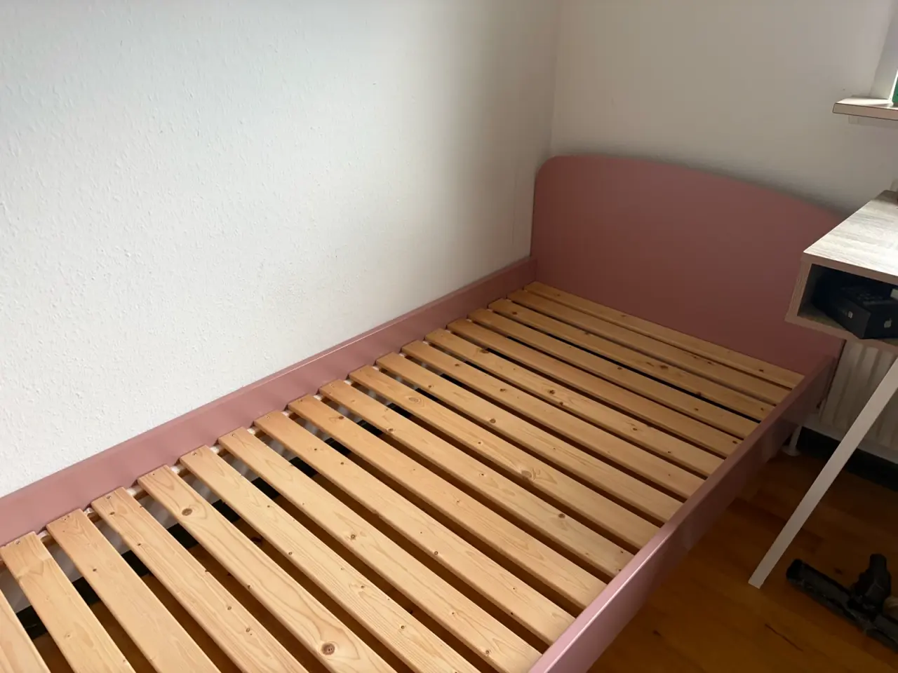 Billede 4 - Flexa Play seng i lyserød  + boxmadras & topmadras