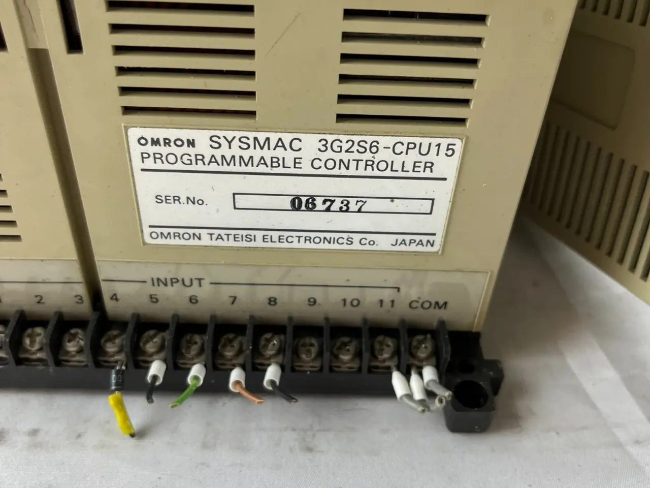 Billede 7 - Omron SYSMAC S6 3G2S6-CPU15 PLC-styring med I/O