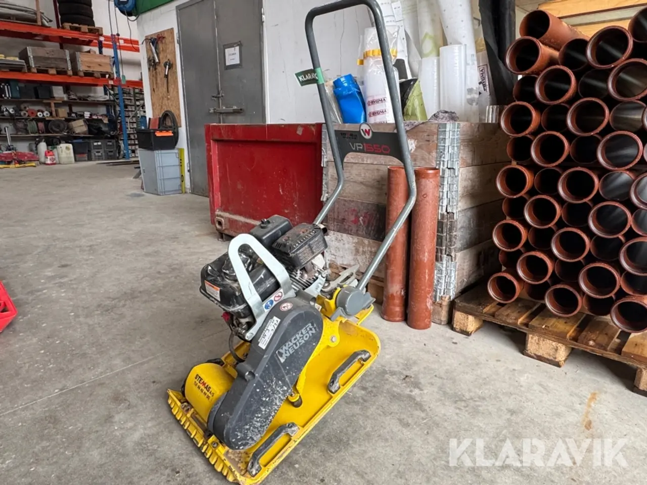 Billede 1 - Pladevibrator Wacker Neuson Vibroplate VP1550Aw