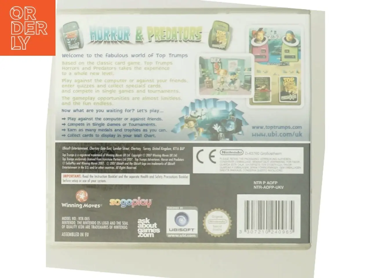 Billede 3 - Top Trumps: Horror & Predators til Nintendo DS fra Winning Moves