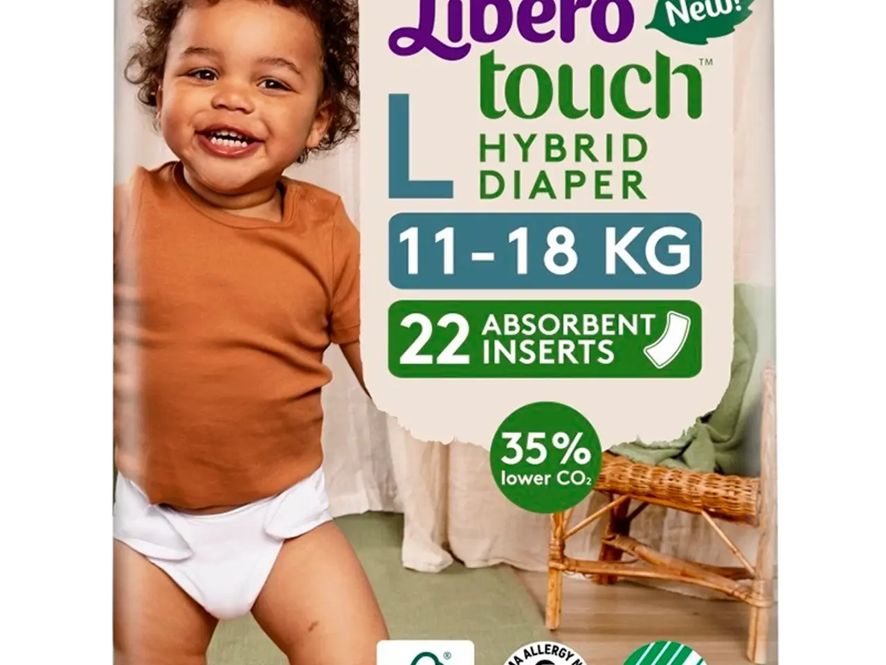 Billede 1 - 8 pakker Libero bleer (11-18 kg)