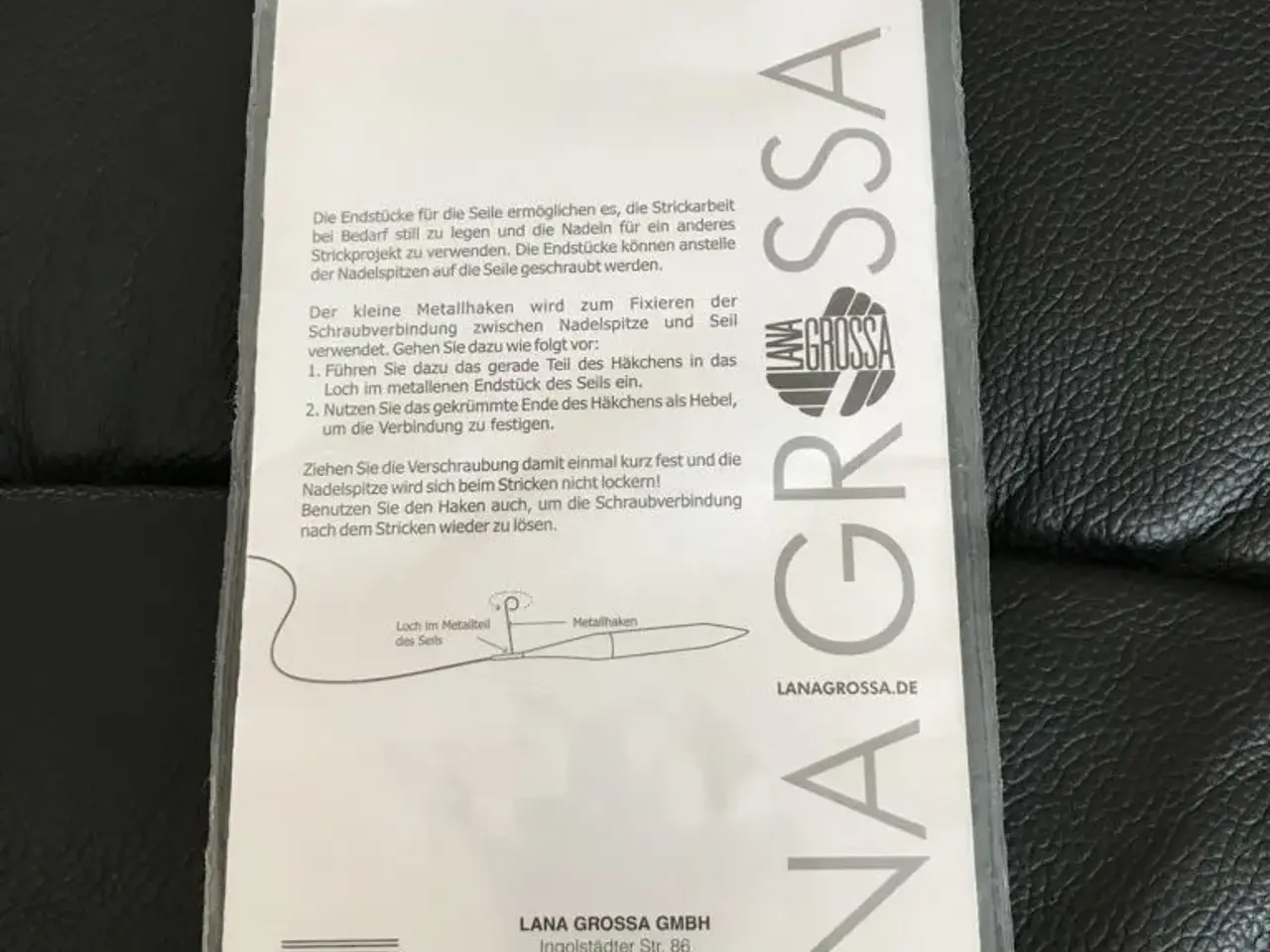 Billede 2 - Lana Grossa vario wire 40 cm