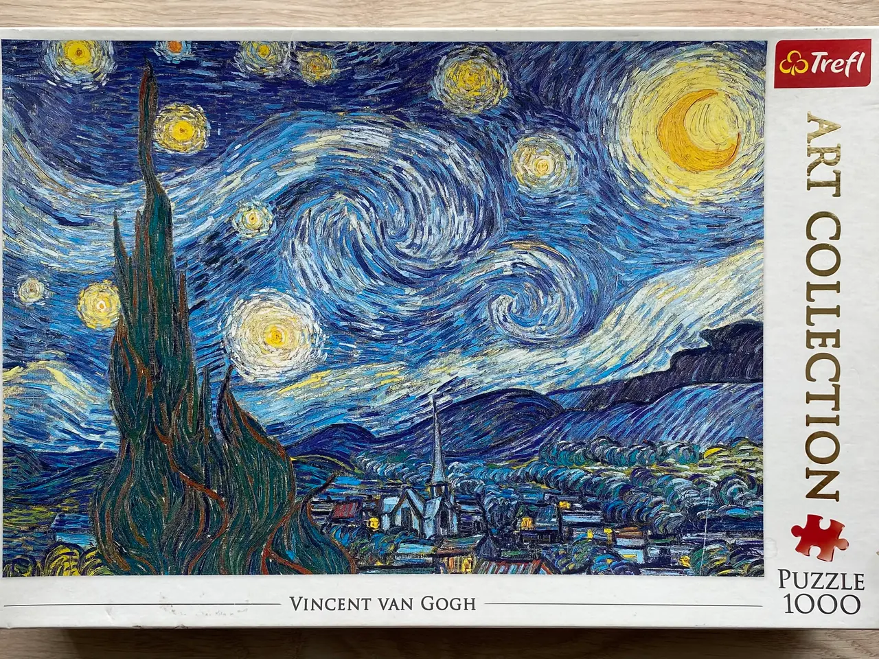 Billede 1 - The Starry Night (Vincent van Gogh) 1000 brikker 