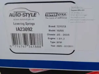 Nyt fjedersæt til Toyota