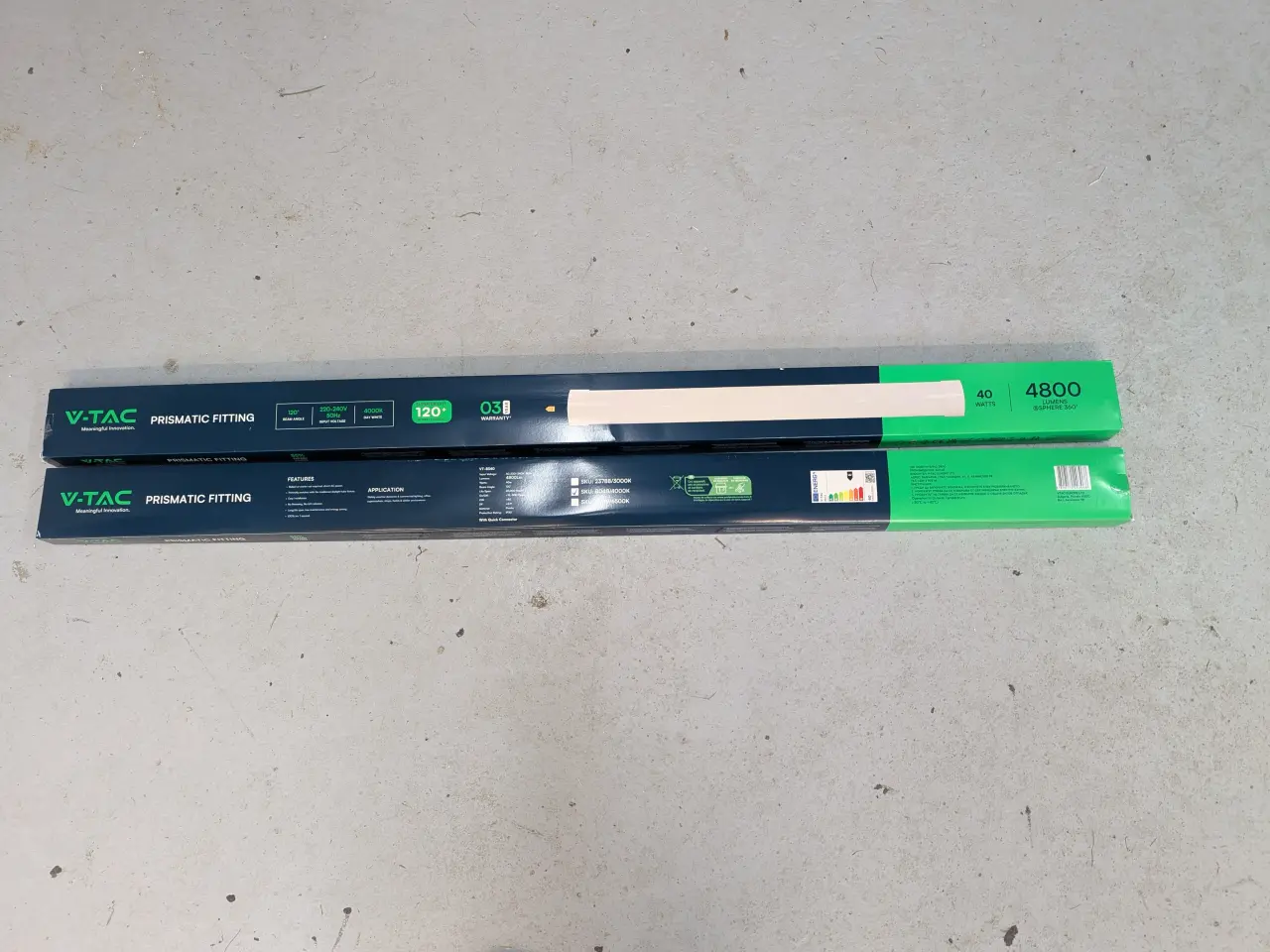 Billede 1 - LED armatur 120 cm Nye