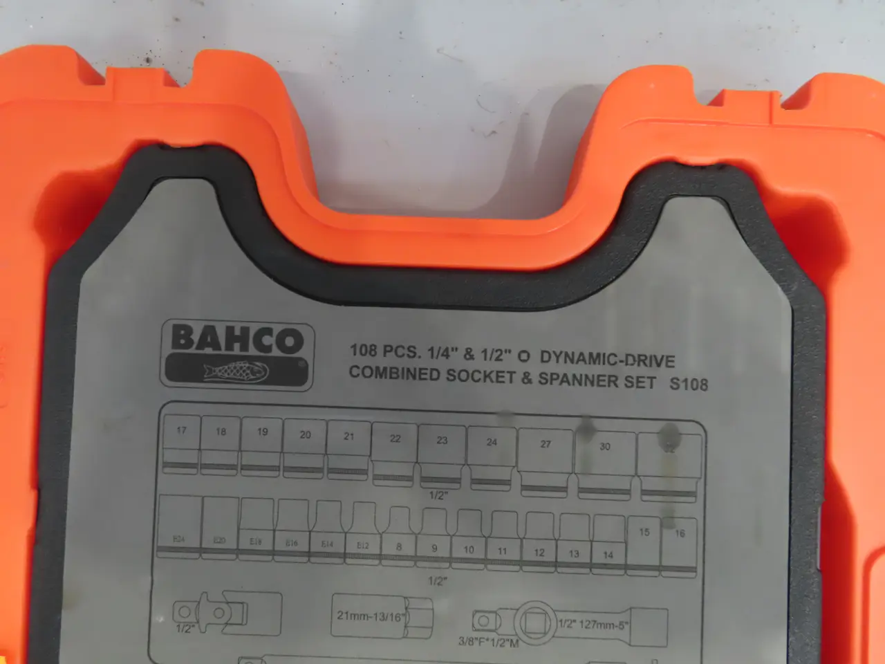 Billede 3 - Topnøglesæt BAHCO 108 pcs