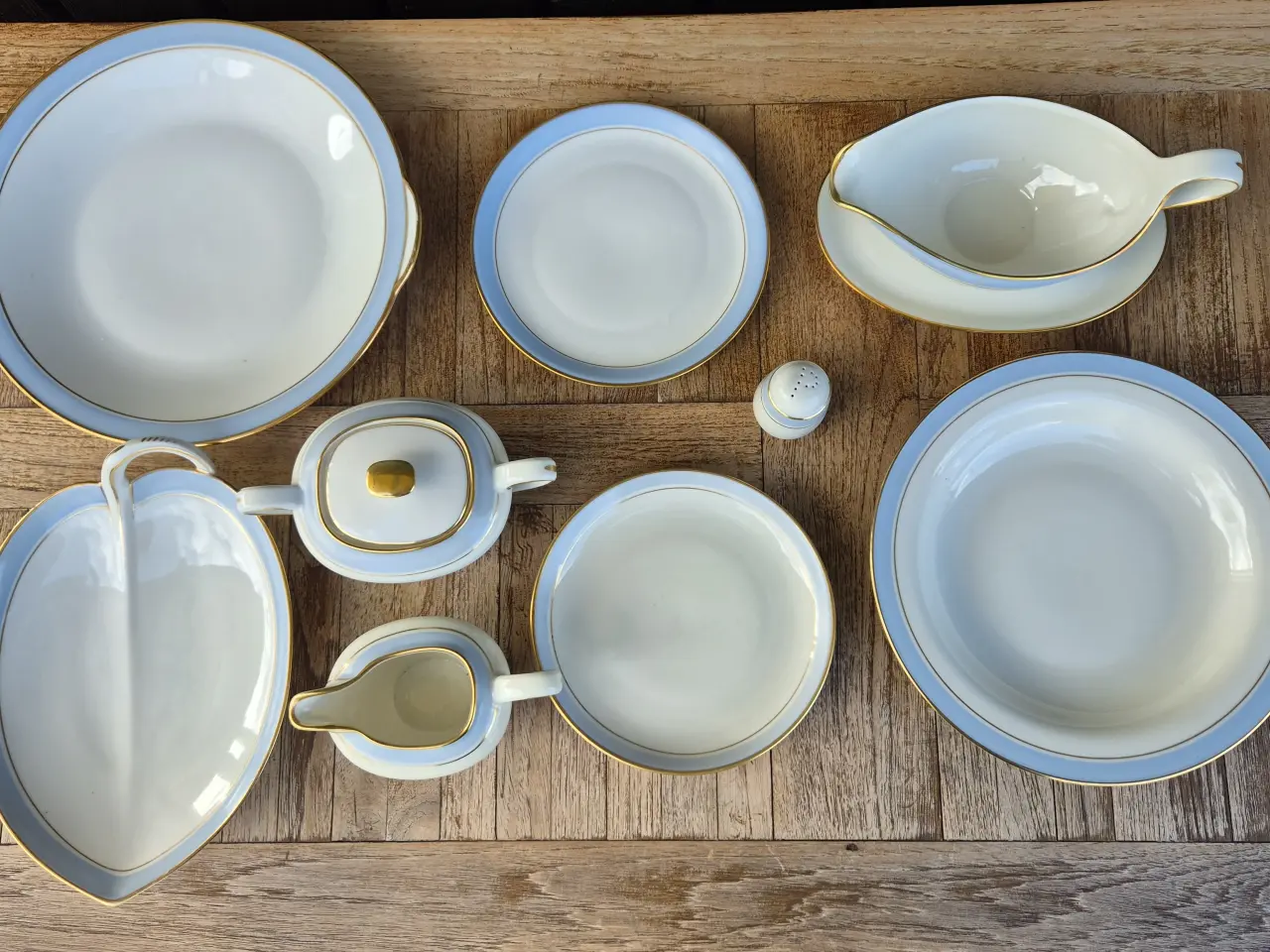 Billede 1 - Københavns Porcelæn Maleri -- Tallerken - fad - su
